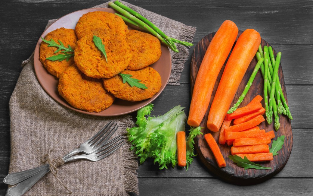 Морквяні котлети з манки