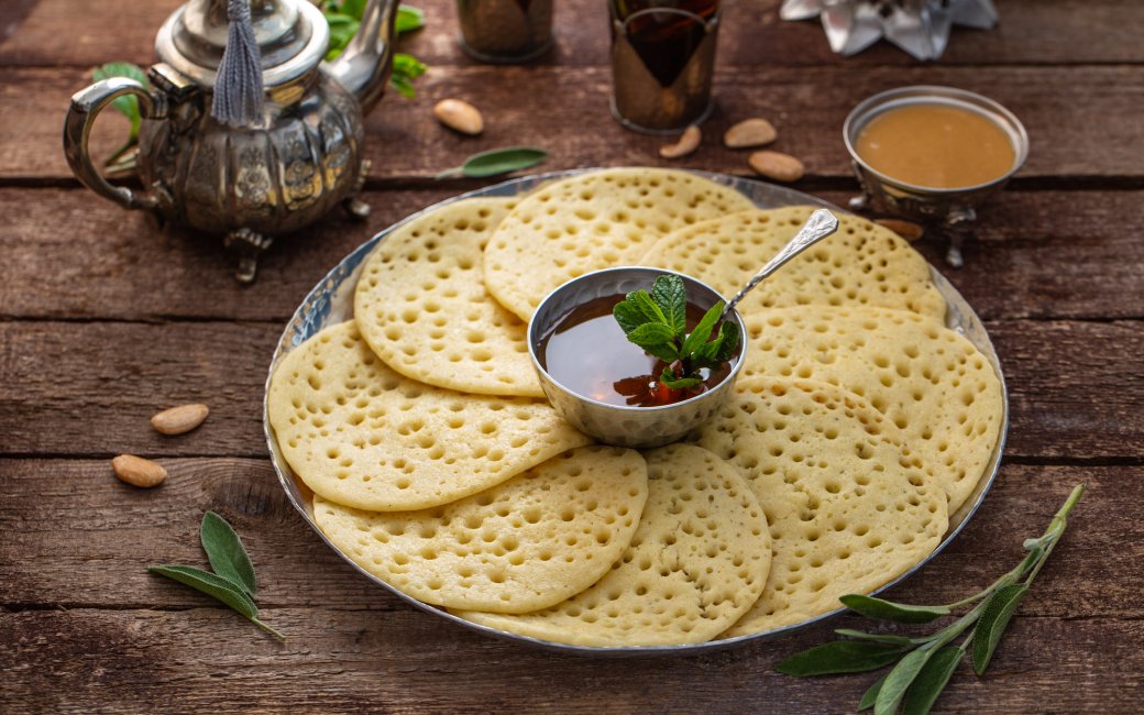 Млинці з манної крупи багрір