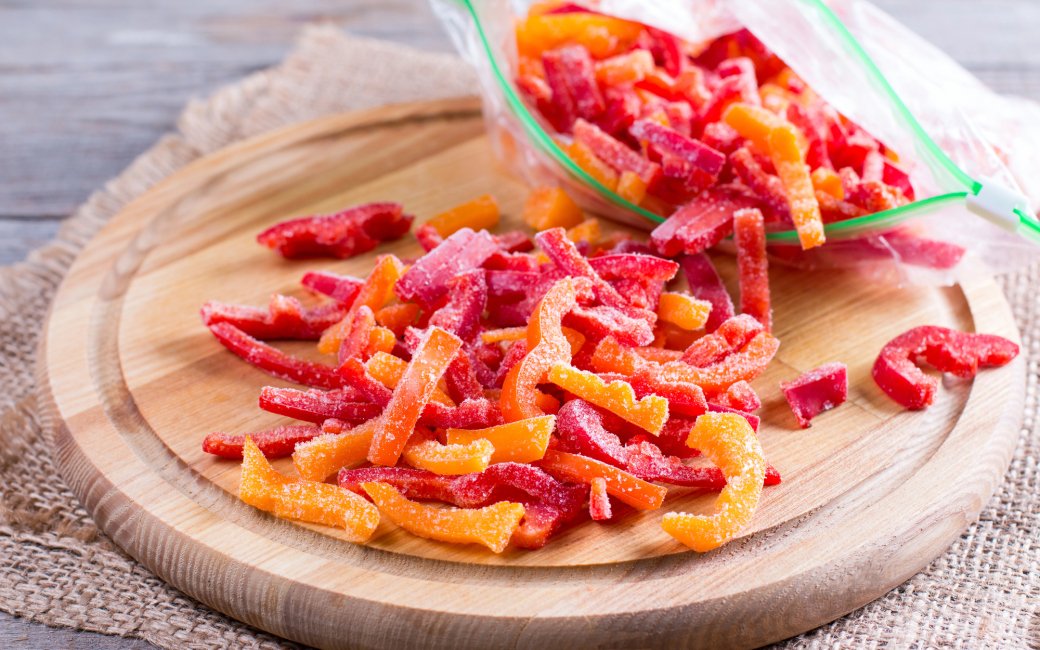 Як заморозити перець