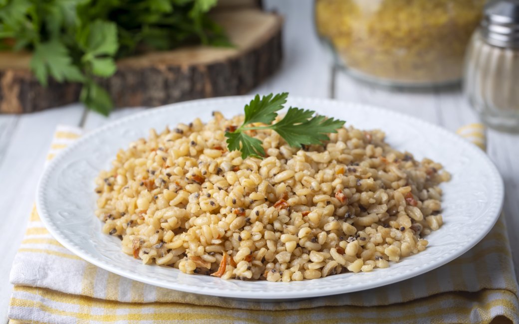 Булгур з овочами