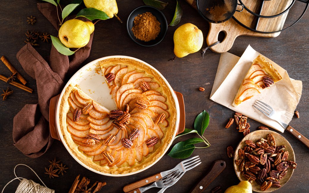 Пиріг з грушею