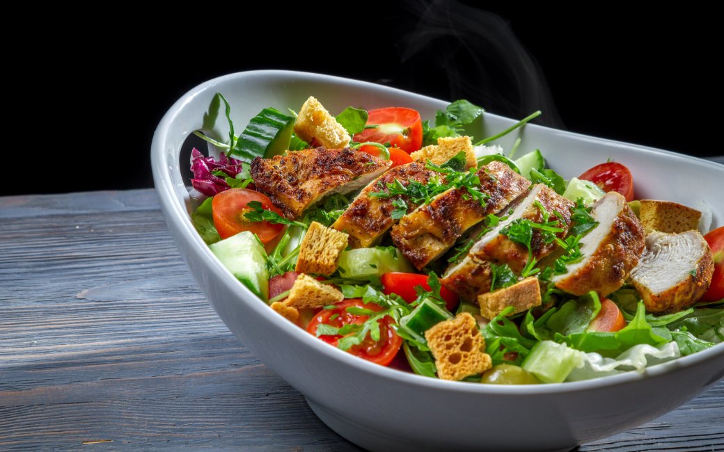 Курка з овочами