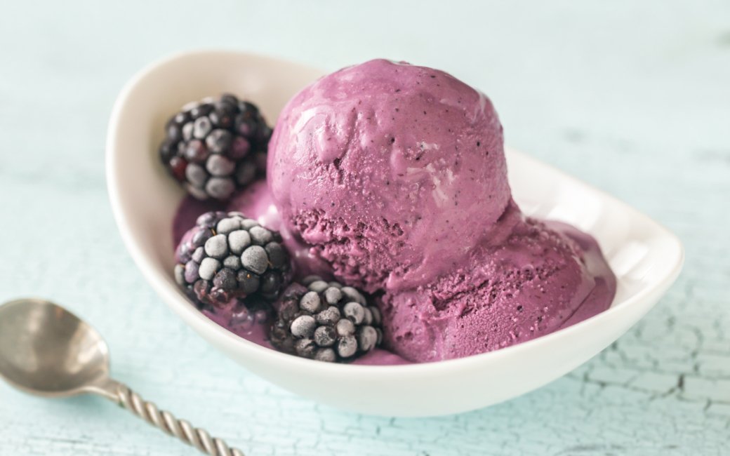 Ожинове морозиво - домашній рецепт