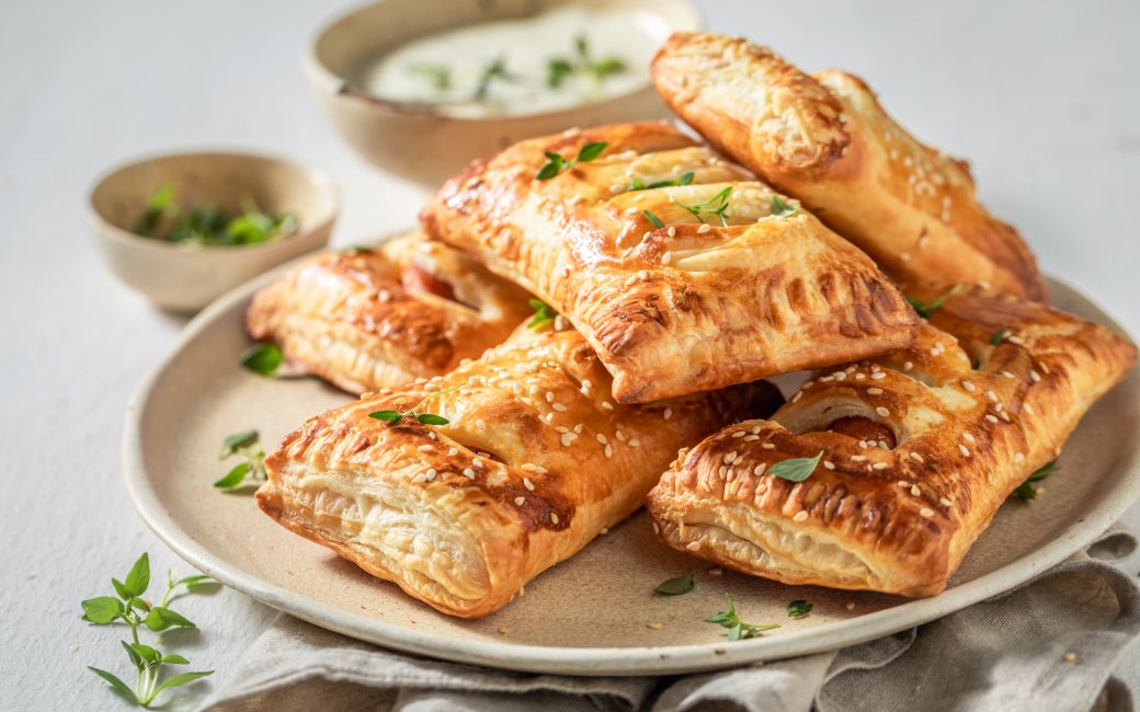 Слойки зі шпинатом