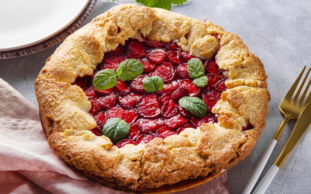 Полунична галета з псиліумом