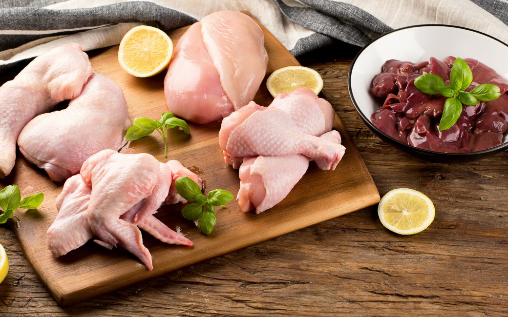 розрізана курка