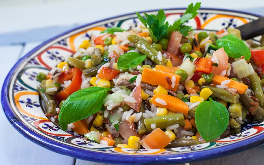 Рис з овочами