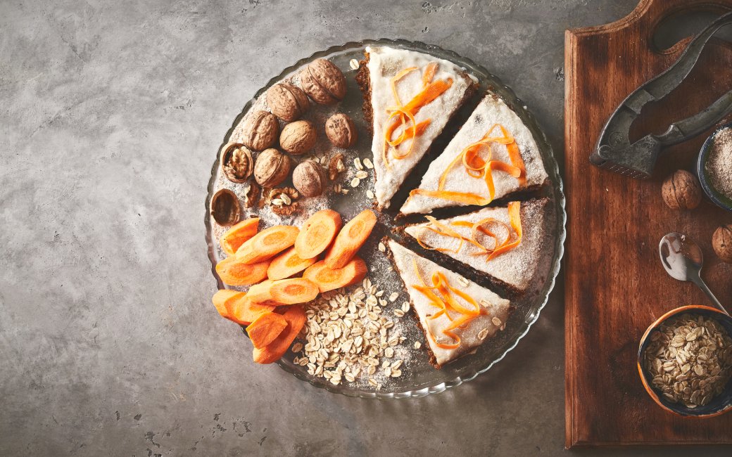 вівсяно-морквяний пиріг