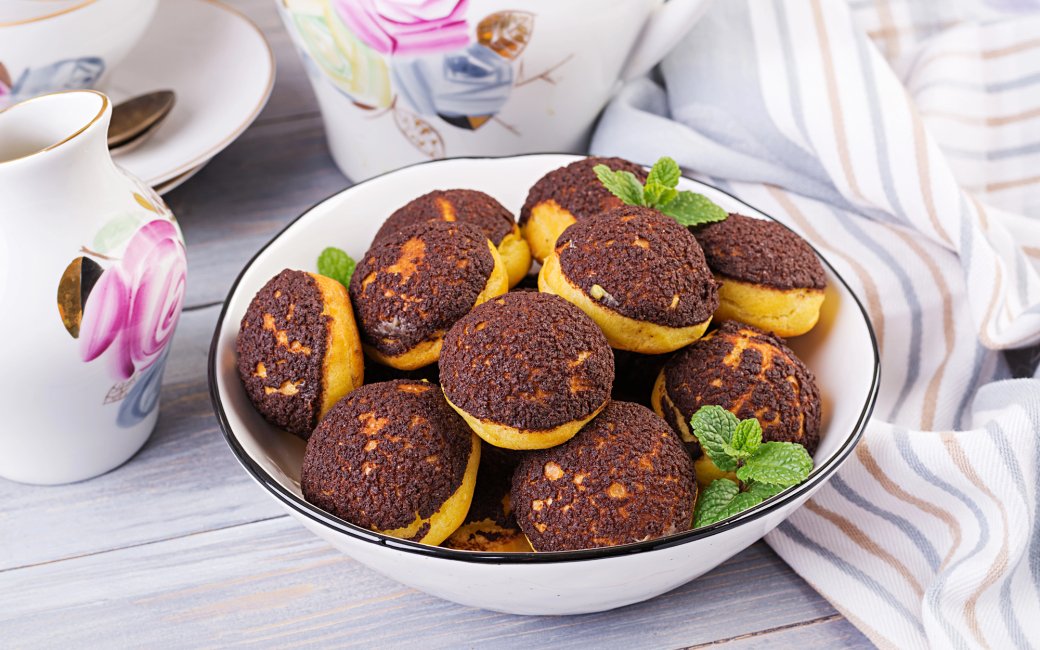 Тістечка шу з шоколадом