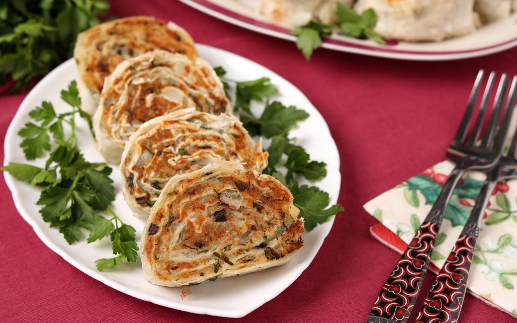 Сырно-мясной ролл из лаваша