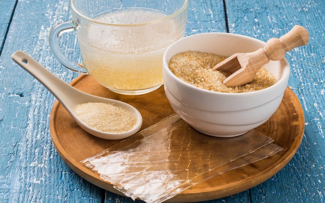 Желатин листовий та розсипний