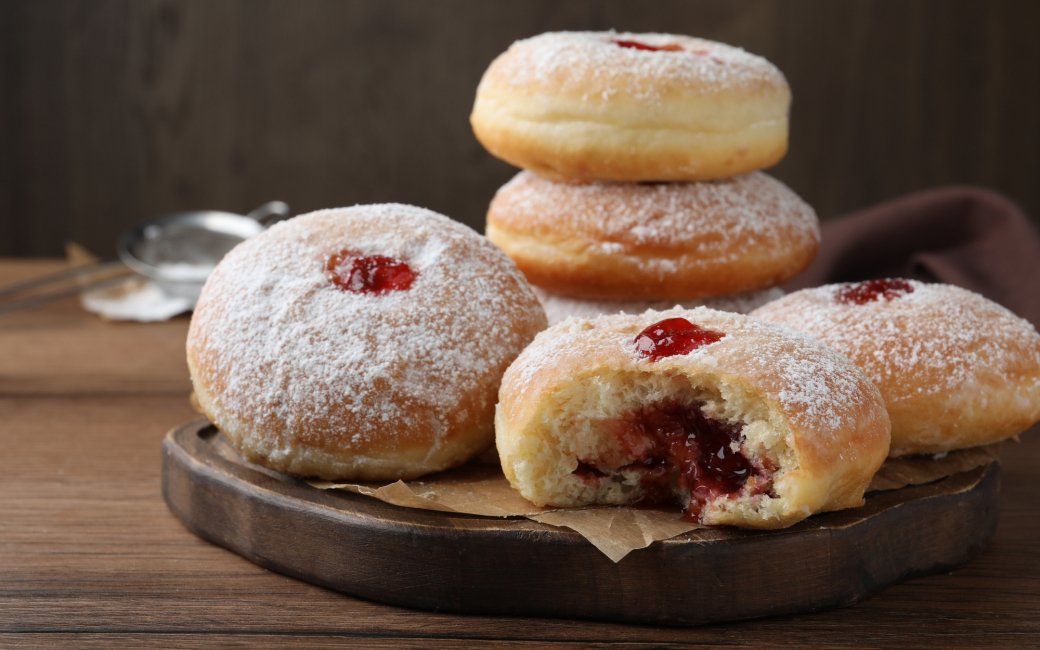 Песни пончики с джемом