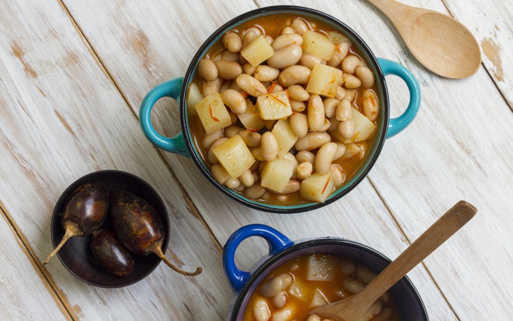 Рагу квасоля з картоплею