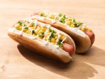 Хот-дог з сиром та кукурудзою