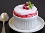суфле з червоної порічки