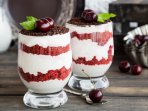 Торт «Червоний оксамит» у склянці - рецепт