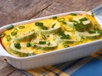 Запеканка из кабачков и моцареллы