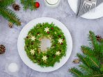 Салат «Різдвяний вінок»
