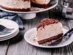 сливочно-шоколадный чизкейк
