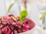 Салат з буряком і рисом