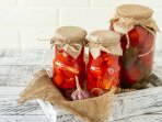 Консервовані помідори і перці в желе