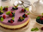 ягідний чизкейк з лохиною