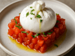 Тартар із томатами й буратою