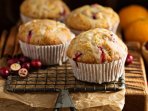 Мафіни з журавлиною та апельсином