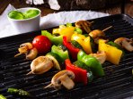 Овочеві шашлички на грилі