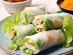 спринг-роли з молодої капусти й відвареної курки