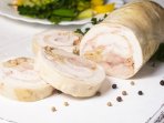 Курячий рулет з желатином