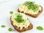 Корисний тост з яєчним салатом
