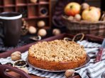 Пиріг крамбл з корицею