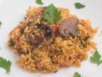 Кускус з грибами