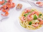 паста з креветками