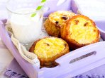 Ватрушки з пшоном і кисломолочним сиром