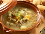 Грибний суп з кабачками