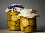 Маринованные дольками кабачки