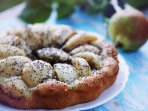 Пиріг з грушею і маком