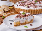 Пиріг з банановим кремом і вершками