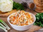 Овощной салат из капусты и моркови