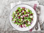 Салат з руколою та квасолею
