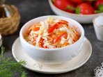 Маринована капуста з болгарським перцем