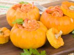Фаршировані гарбузи з креветками