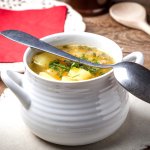 Пісний овочевий суп з кускусом