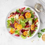 Салат з буряка та апельсина — весь смак у заправці 