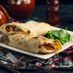 Лаваш з овочами і курячим філе нашвидкуруч 