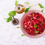 Вінегрет вітамінний — рецепт з квашеною капустою