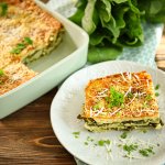 Овочева лазанья з ніжним пореєм