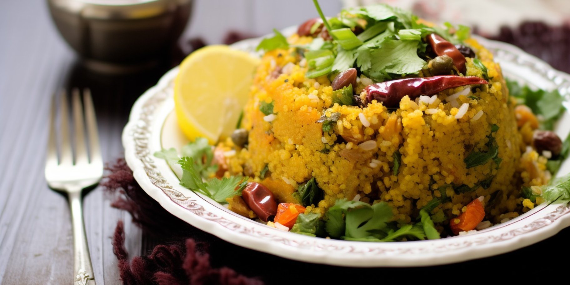 Вегетарианский амарантовый плов